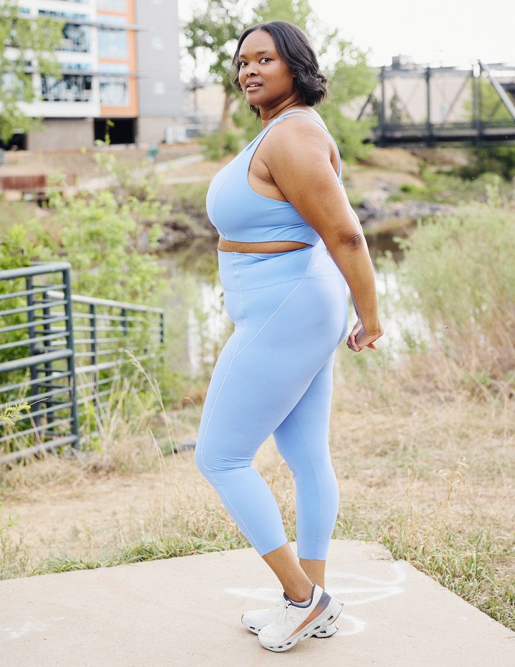 Periwinkle activewear full body