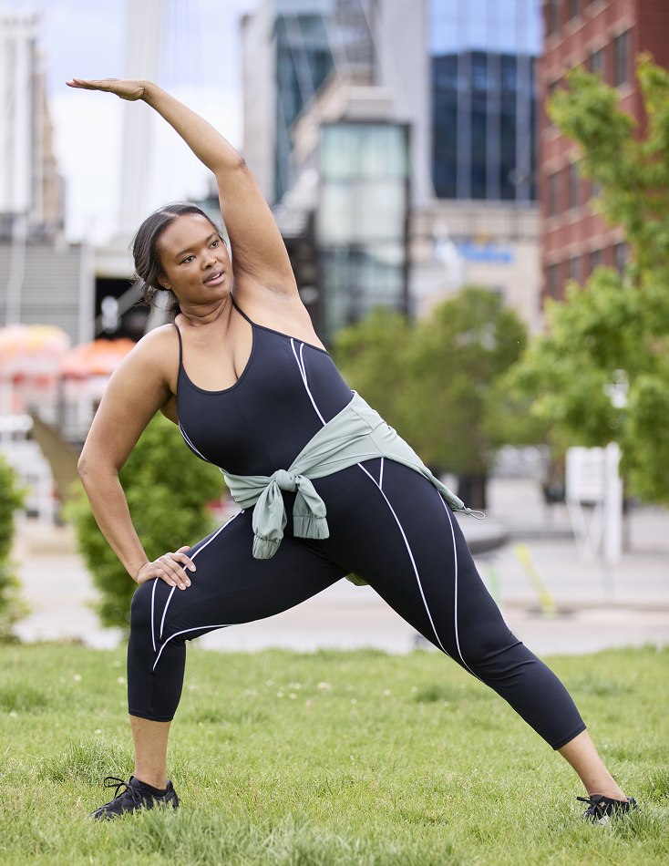Yoga stretch pose